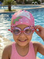 Kids' Fun Character Swimming Set: Cap & Goggles