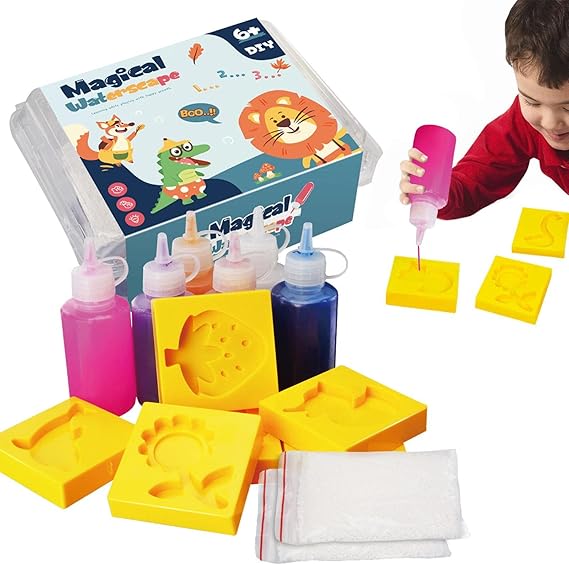 Magic Colored Gel 3D Aquatic Animal Bead Set