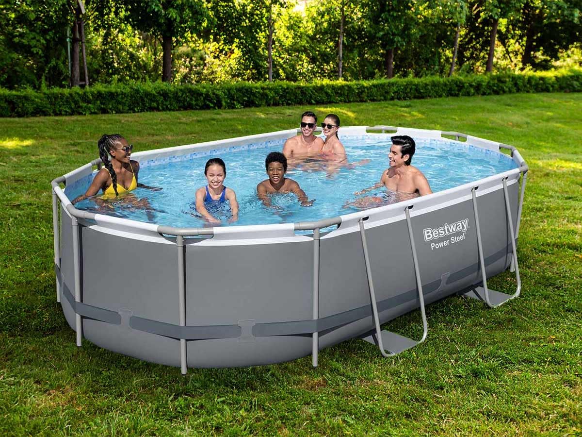 16' x 10' x 42"/4.88m x 3.05m x 1.07m Oval Pool Set
