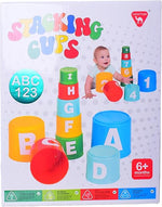Stacking cups for ages 6 months and up
