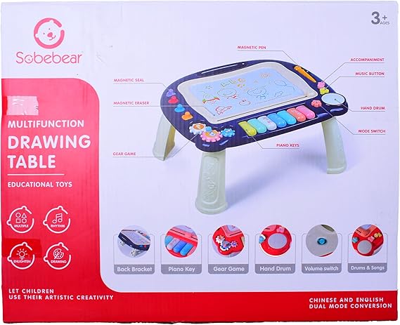 Multifunction Drawing Table For 3 Years And Above - Multicolor AF1