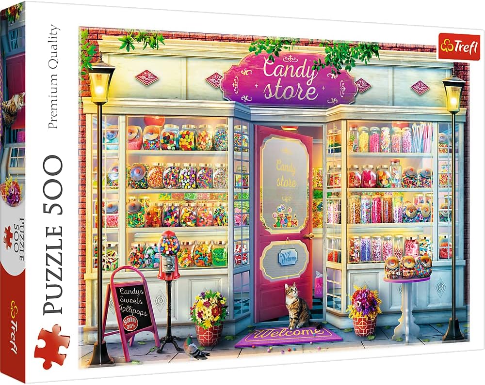 Trefl 500 Pieces Puzzle - The Candy Shop