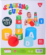 Stacking cups for ages 6 months and up