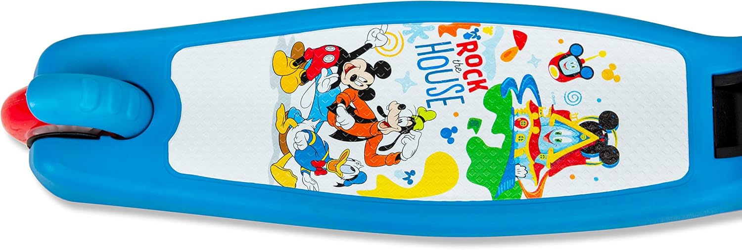 Spartan Disney Mickey 3-Wheel Light Up Scooter For Kids