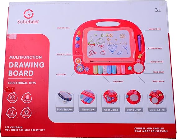 Multifunction Drawing Table For 3 Years And Above - Multicolor