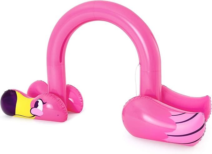 Bestway jumbo flamingo water sprinkler, 340 x 110 x 193 cm