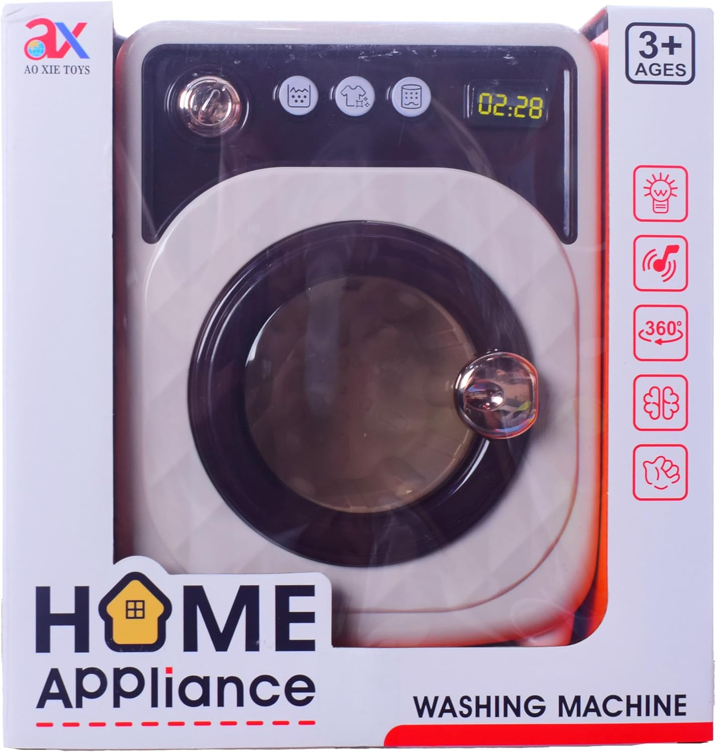 Home Appliance Washing Machine For 3 Years And Above - Beige Black