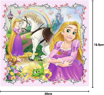 Disney Princess 3-in-1 Jigsaw Puzzle 20-36-50 Pieces