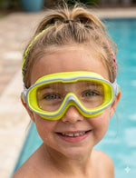 Kids' Panoramic Anti-Fog Swimming Goggles with Mirrored Lenses