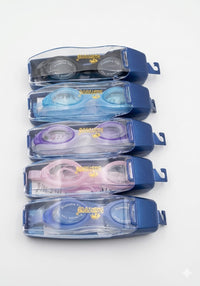 Kids' Anti-Fog Adjustable Swimming Goggles with Protective Travel Case