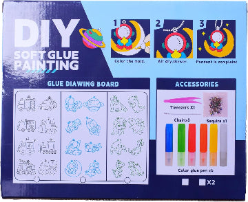 DIY Soft Glue Painting For 3 Years And Above - Multicolor AF4