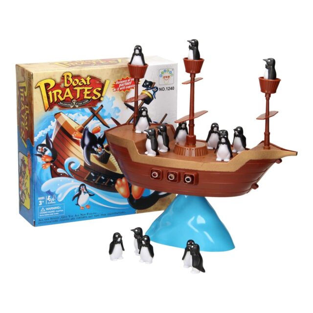 Penguin Pirate Boat for Kids - 28DGL-12235