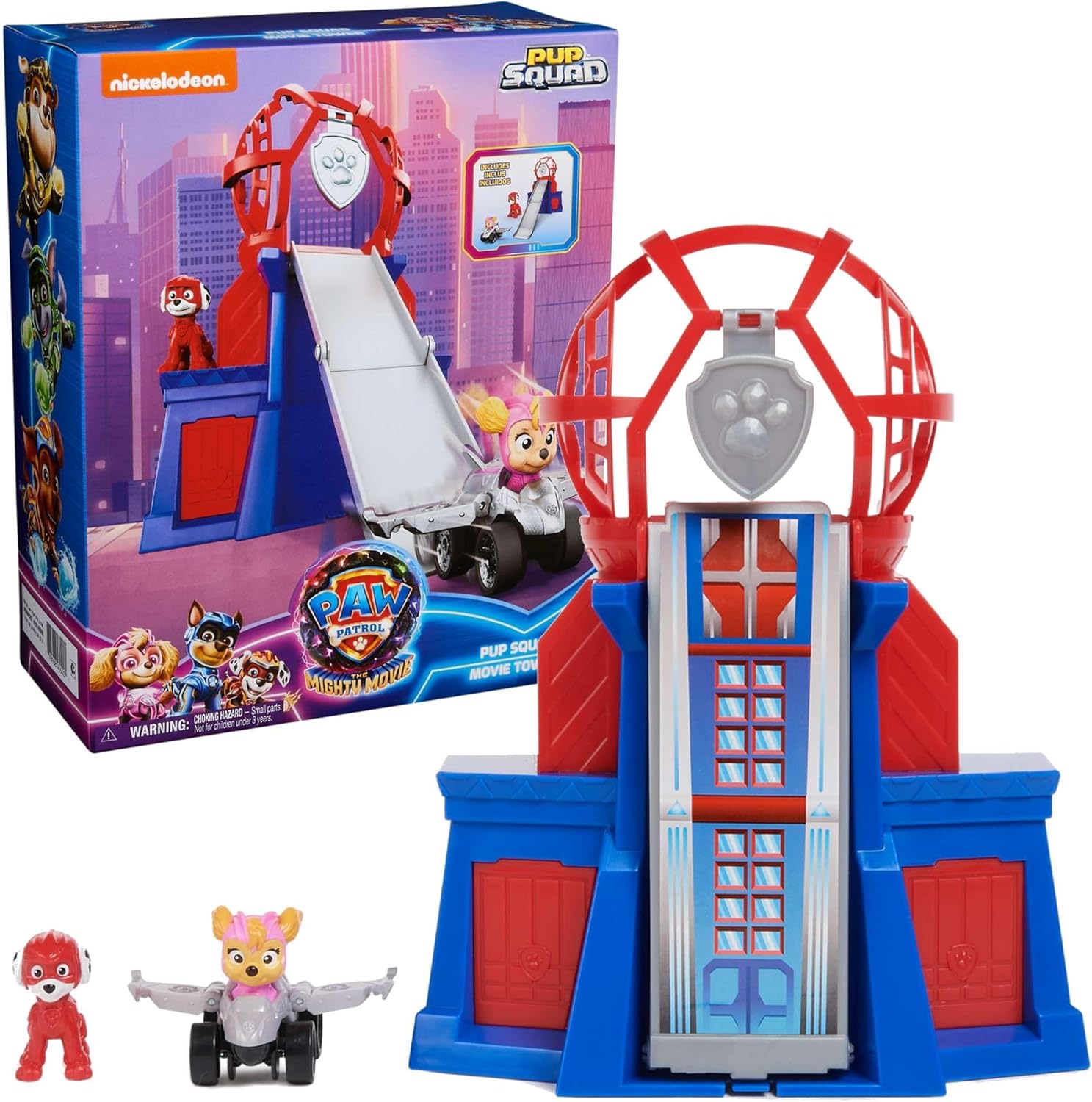 Spin Master Paw Patrol Movie Tower With Vehicle