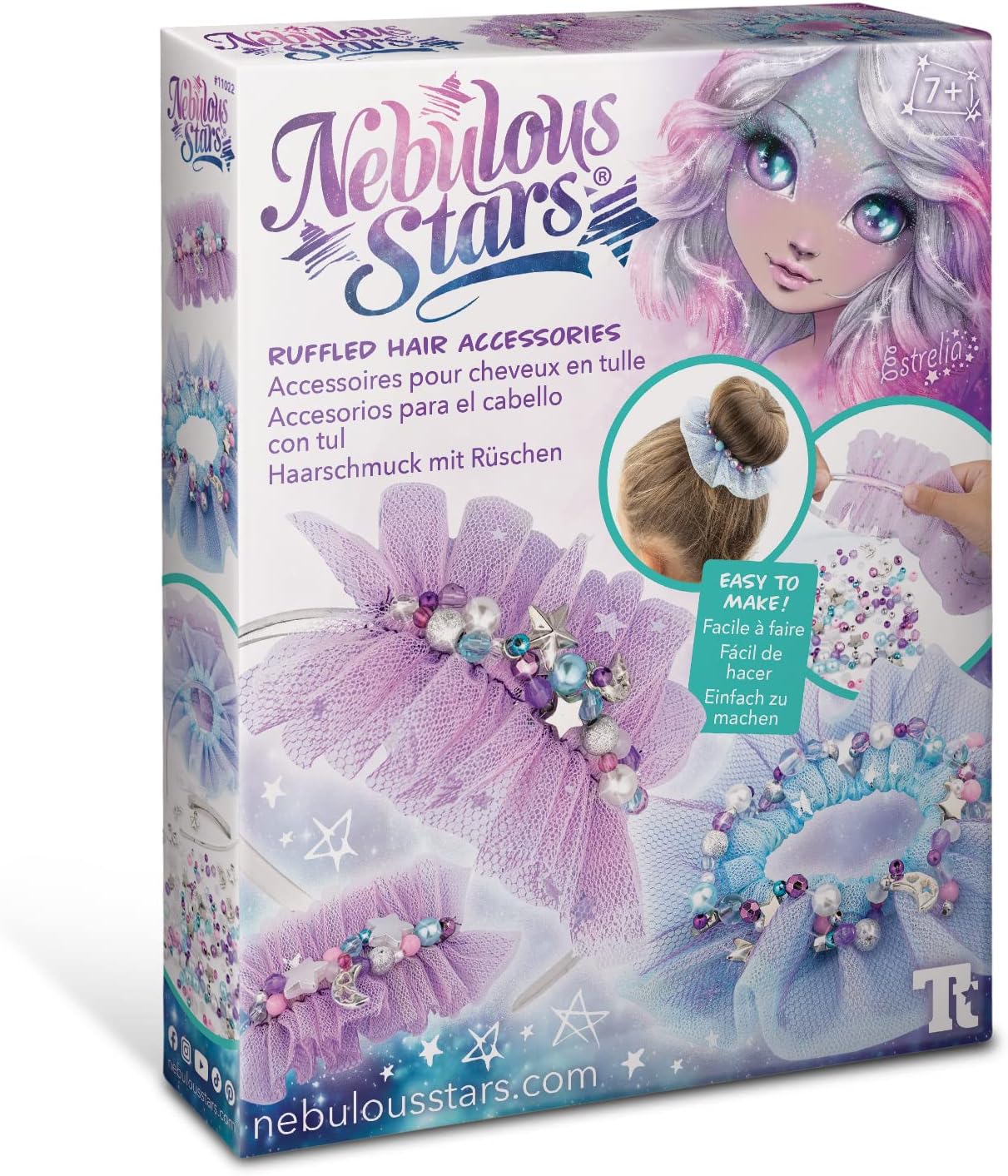 Nebulous Stars Ruffle Headband DIY Hair Accessories