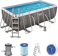 13'6" x 6'7" x 48"/4.12m x 2.01m x 1.22m Rectangular Pool Set
