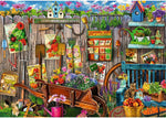 Trefl – Puzzle 2in1: Garden Work – 2 x 500 Pieces