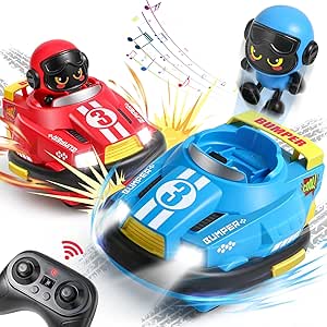 FRUSE Remote Control Car for Children, Remote Controlled Cars with Figure Ejection, Music and Light, 2.4 GHz RC Car, Cars for Children, Christmas Gift Boys Girls 3 4 5 Years