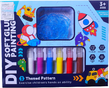 DIY Soft Glue Painting For 3 Years And Above - Multicolor AF4