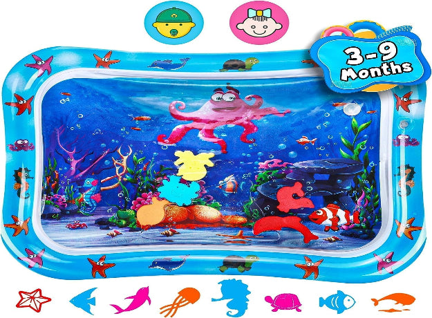 Inflatable Tummy Time Water Mat Baby