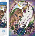 DIAMOND DOTZ ® - Unicorn, Partial Drill, Round Dotz, Diamond Painting Kits, Diamond Art Kits for Adults, Gem Art, Diamond Art, Kits, 15.8"x11.8"