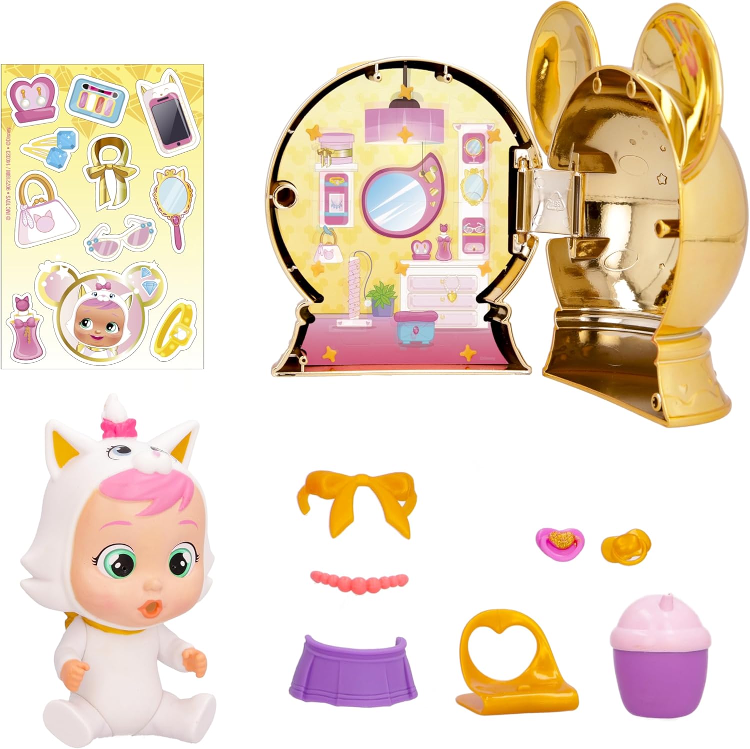 Cry Babies Magic Tears 82663IM Mini Doll, Multi-Colour