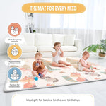 Children's Play Mat Thick Foam Foldable Reversible Floor Mat