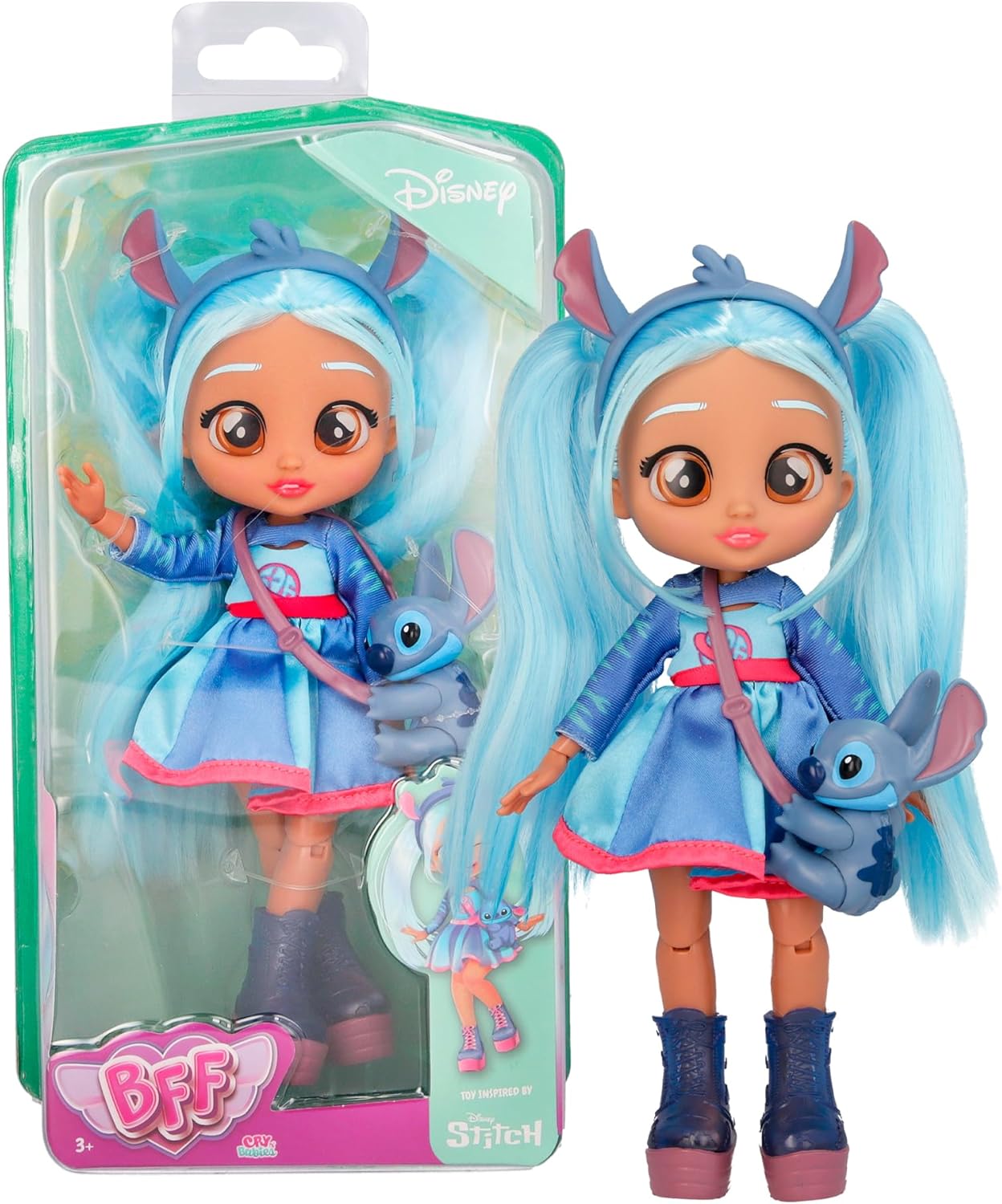 BFF BY CRY BABIES Disney Stitch Doll BFF Dressed Up Stitch