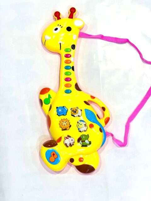 Jirafa La Guitarra Musical Toy, Educational Giraffe Guitar with Animal Sounds, Interactive Learning Toy for Kids 3+
