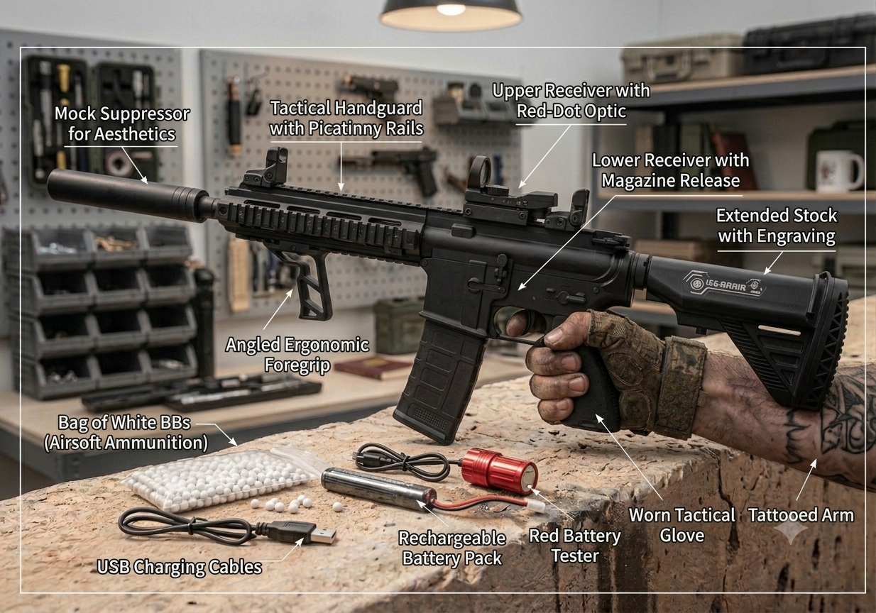 M416 / Electric Toy Gun That Fires Gel Balls 🤩👻🧨