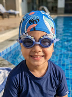 Kids' Fun Character Swimming Set: Cap & Goggles