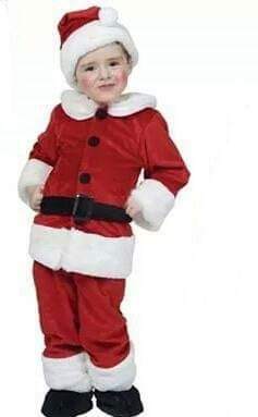 SANTA CLAUSE BABA NOILE  COSTUME SETS FOR BOYS
