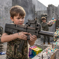 P90 / Electric toy gun that fires gel balls 🤩👻🧨