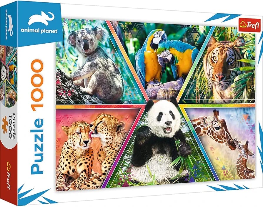 Trefl - Animal Kingdom - 1000 Elements, Animal Puzzles