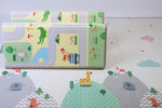 Foldable Reversible Play Mat for Baby 160 x 180 x 1 cm - Thick Foam