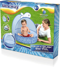 30.5" x 26.5" x 23.5"/78cm x 68cm x 60cm Pop-Up n' Splash Baby Pool