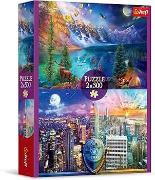 TREFL 37500 America Tour Jigsaw Puzzles 2 x 500 Pieces Set