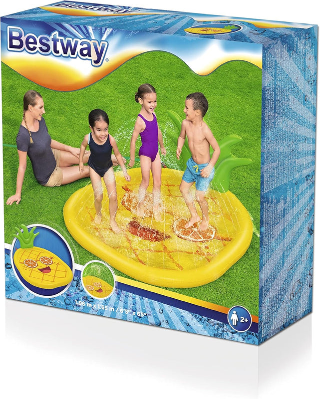 Bestway 6'5" x 65" /1.96m x 1.65m Sunny Pineapple Splash Pad