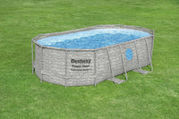 14' x 8'2" x 39.5"/4.27m x 2.50m x 1.00m Oval Pool Set