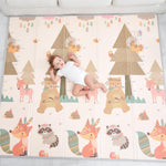 Children's Play Mat Thick Foam Foldable Reversible Floor Mat