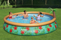 Fast Set 15' x 33"/4.57m x 84cm Paradise Palms Pool Set