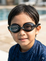 Kids' Anti-Fog Adjustable Swimming Goggles with Protective Travel Case