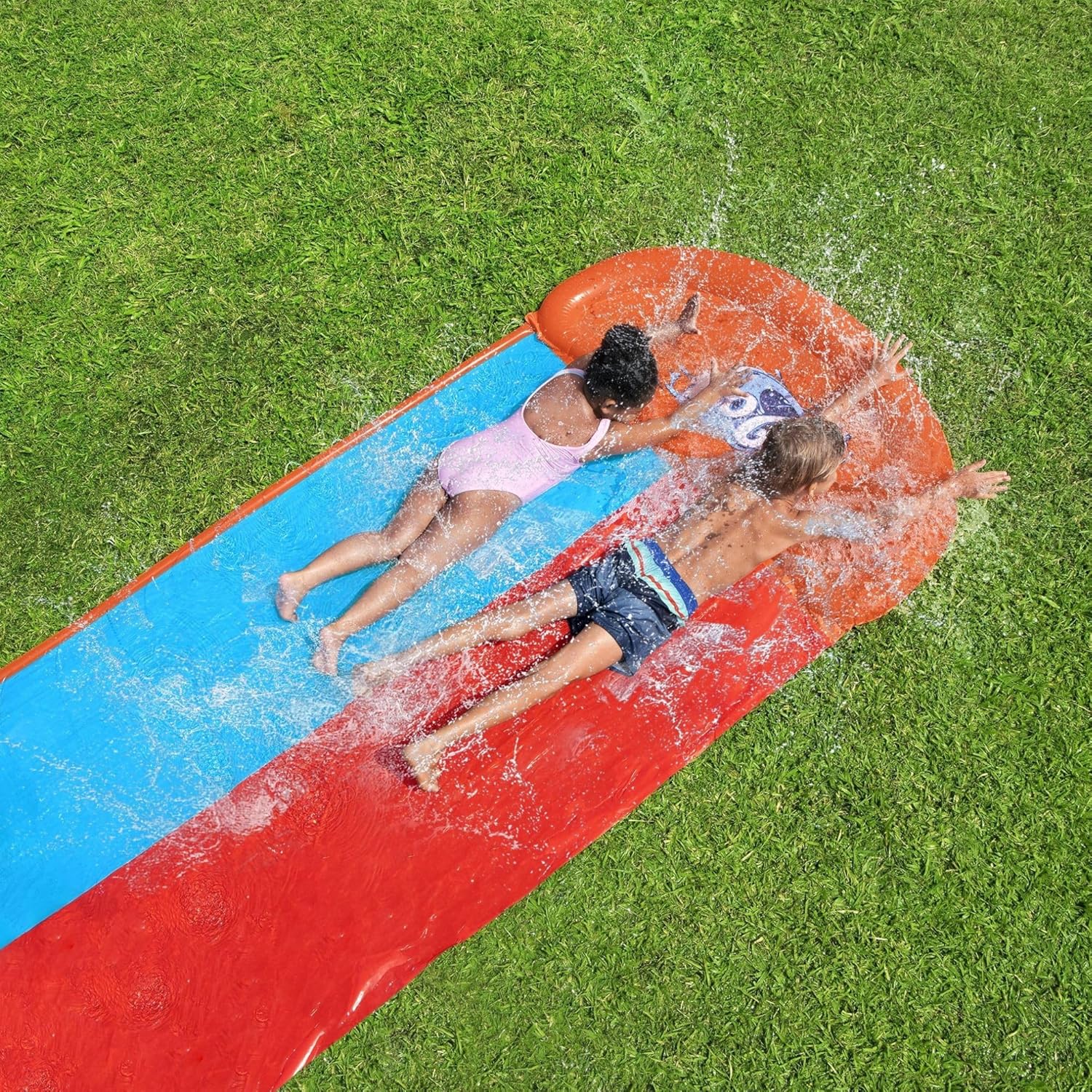 16'/4.88m Tsunami Splash Ramp Double Slide