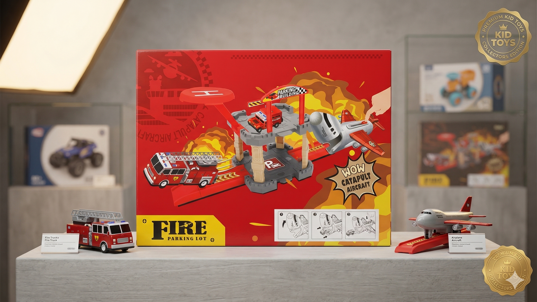 Fire Parking Set
