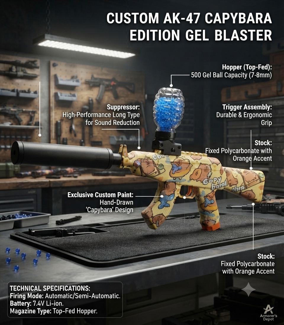 AK47 / Electric Toy Gun That Fires Gel Balls 🤩👻🧨