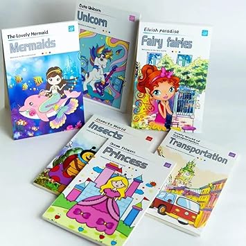 Fantasy Colouring Books Set