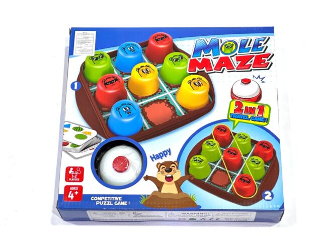 Mole maze 2in1 travel board game