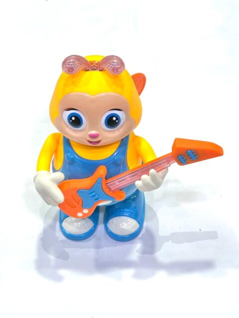 Toy musical figure with guitar