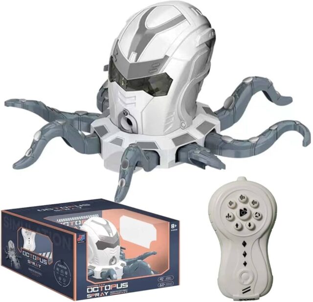 Remote control robot octopus toy