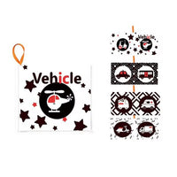 vehicle-themed visual stimulation card set