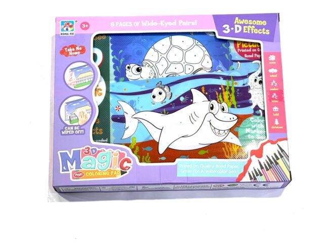 3D Magic colouring pad
